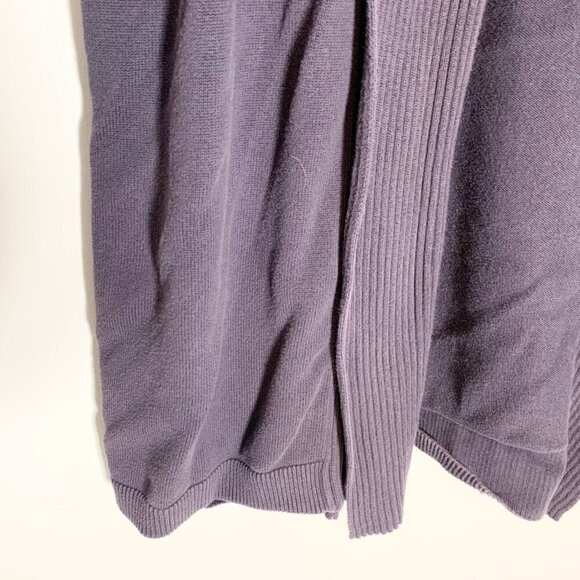 Lands' End blue sleeveless open front cotton cardigan sweater vest - 1X - Picture 2 of 8